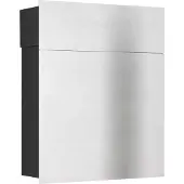 LCD 3010 Briefkasten edelstahl sw.37x31x10mm