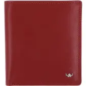 Golden Head Leder Kartenetui Polo RFID Protect Kombischeintasche ohne Münzfach 1255 Rot dunkelrot