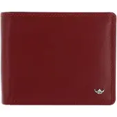 Golden Head Leder Geldbörse Polo RFID Protect Scheintasche 1427 Rot dunkelrot