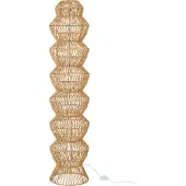 J-Line Stehlampe Seil Metall Naturell