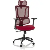MyBuero Home Office Bürostuhl ERGOMY Schreibtischstuhl mit Armlehnen (höhenverstellbar) Stoff / Netzstoff Drehstuhl
