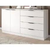 Inn.Furn Sideboard "Swan" in weiß Kommode 148 x 80 cm
