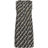 Betty Barclay Freizeitkleid ohne Arm in Schwarz/Beige | Gr.: 38