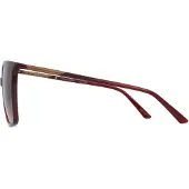 Calvin Klein CK26502S Damen-Sonnenbrille Vollrand Butterfly Kunststoff-Gestell, rot
