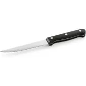 WAS Germany - Steak-/Pizzamesser mit Kunststoffgriff Set 12-teilig, 21 cm, Edelstahl