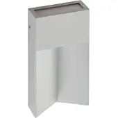 LUCANDE LED-Außenwandleuchte Kaholo, hellgrau, CCT, IP44
