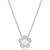 Swarovski Halskette Flower 5755817 Silberfarben