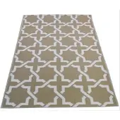 Jet-Line Outdoor Kunststoffteppich Modern braun 120x180cm
