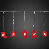 Hellum 10-tlg. LED-Lichterkette mit Figuren aus Filz