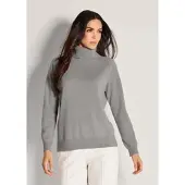 MADELEINE Rollkragenpullover "Kaschmirpullover Rollkragenpullover mit Rippstrick-Details" Aus Good-Cashmere