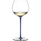 Riedel 4900/97D FATTO A MANO Oaked Chardonnay Weinglas - Stiel DUNKELBLAU