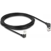 DeLOCK 80295 - Cat.6a Patchkabel, S/FTP, oben / unten gewinkelt, 3 m