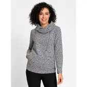 Inspirationen WITT WEIDEN Sweatshirt in grau-graphit-bedruckt | Gr.: 36