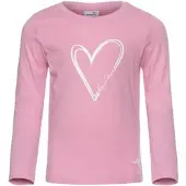 Kangaroos Langarmshirt "für kleine Mädchen", süßer Logo-Druck