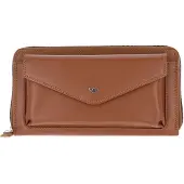 Golden Head Leder Geldbörse Polo RFID Protect RV-Damenbörse 2830 Cognac braun