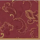 Duni 144 Dunisoft-Servietten 40 x 40 cm Golden Grace Bordeaux