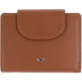Golden Head Leder Geldbörse Polo RFID Protect Kombischeintasche mit Riegel 1237 Cognac braun