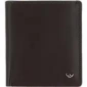 Golden Head Leder Kartenetui Polo RFID Protect Kombischeintasche ohne Münzfach 1255 Dunkelbraun