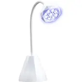 Aibecy Desktop-Nagellampe, Mini-Lichttherapielampe, Nagelverlaengerungskleber, Backlampe, Nagelkleber, schnelltrocknende UV-Haertungslampe, verstellbarer Schlauch