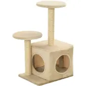 Syfax Katzen-Kratzbaum Sisal 60 cm Beige
