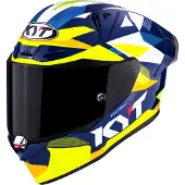 Kyt R1R Diamond Helm, blau/gelb, S (53/54)