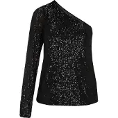 Faina Bluse Frauen Schwarz
