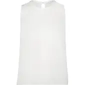 Betty & Co Blusenshirt mit Webbesatz in Rohweiß | Gr.: XL