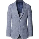 Hackett London für Herren. HM4400169 Britische Jacke blau (40/32), Baumwolle, Klassisch