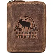 Green Burry Greenburry Huntsman Geldbörse RFID Schutz Leder 10 cm