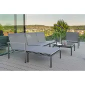 Stern Skelby Gartenlounge-Set 6-teilig Anthrazit