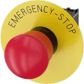 Siemens Em. Stop Mushroom Pushbutton 22mm Roun