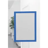 MAGNETOPLAN Inforahmen magnetofix, A4 Hoch-/Querformat, selbstklebend, PP, blau, 2 Stück