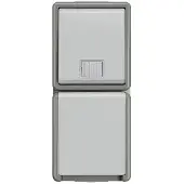 Siemens Steckdosenkombination AP DELTAfläche 5TD4821