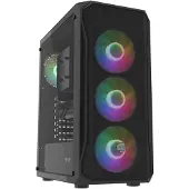Natec Shobo SH4F RGB Midi Tower Black