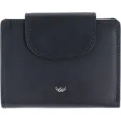 Golden Head Leder Geldbörse Polo RFID Protect Kombischeintasche mit Riegel 1237 Schwarz