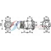 Ava Cooling Kompressor, Klimaanlage FDAK498