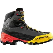 La Sportiva Wanderschuhe Aequilibrium LT GTX (Exkursions-Bergwandern, Nubukleder, wasserdicht) schwarz/rot/gelb Herren