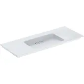 Geberit Möbelwaschtisch One 120cm, o. Hahnl. + ÜL, we. K-Tect/Bl we.