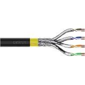 Digitus CAT 7A S/FTP Datenkabel - Erdverlegekabel, 50 m Ring, Simplex, PE, 50 m, Cat7a, S/FTP (S-STP), Schwarz