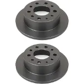 Valeo 2 Bremsscheiben Hinterachse voll Ø 79 mm 16 mm für u.a. FIAT DUCATO