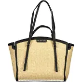 Valentino Schwarze Damen-Handtasche mit vielseitigen Riemen und Fächern