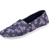 Toms Schuhe Alpargata Marine Blume 10020650
