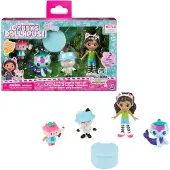 Spin Master Gabby's Dollhouse Dreamworks - Camping Figuren Set, Gabby mit 3 Katzenfiguren, 3 Jahr(e), Gabbys Puppenhaus, Mehrfarbig