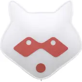 BUOKIDS Soft Wandlampe Waschbär rot