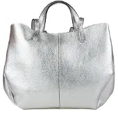 Giulia Shopper Tasche Silber