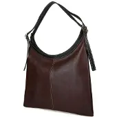 Giulia Tote Bag Walnussbraun Schwarz