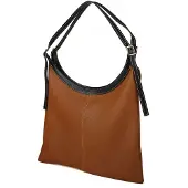 Giulia Handtasche Golden Brown Schwarz