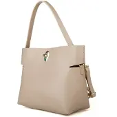 Giulia Umhängetasche Grau Beige