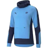 Puma Hoodie Manchester City Evostripe in Blau | Gr.: S
