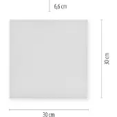 Q-SMART-HOME LED Deckenleuchte Q-Frameless in Weiß RGBW inkl. Fernbedienung 300x300 mm